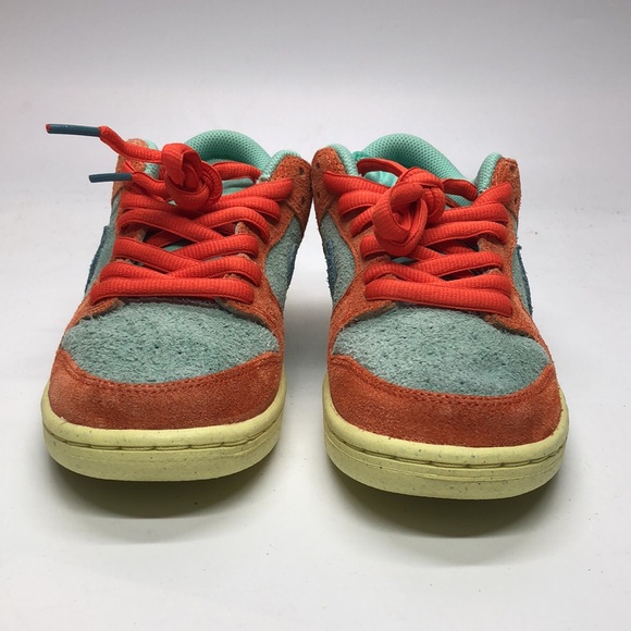 Nike SB Dunk Low Pro PRM Orange/Blue/Green DV5429-800 NWOB - Picture 3 of 5